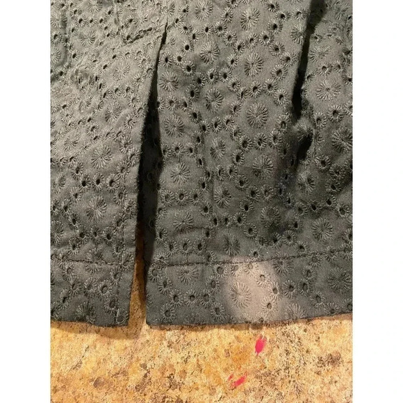 See By Chloe Cotton Black Lace 2 Buttons Jacket/Blazer Size S/M Pockets - Picture 14 of 14